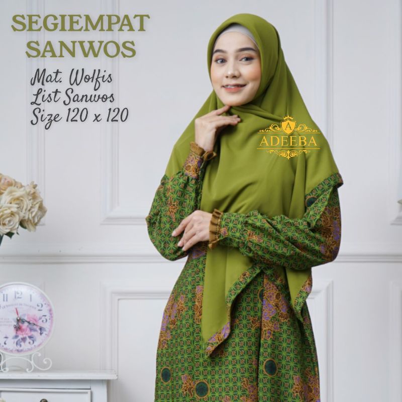 GAMIS BATIK MUSLIMAT NU SERAGAM BATIK NU