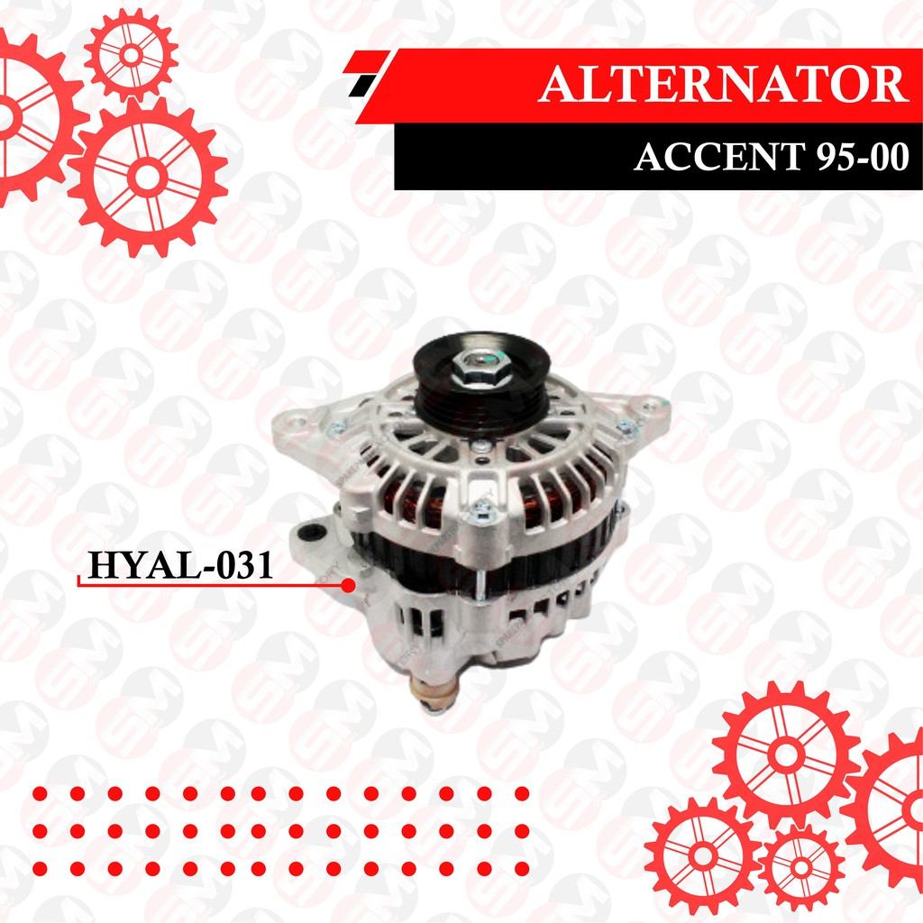 ALTERNATOR/DINAMO AMPER "ACCENT 95-00''