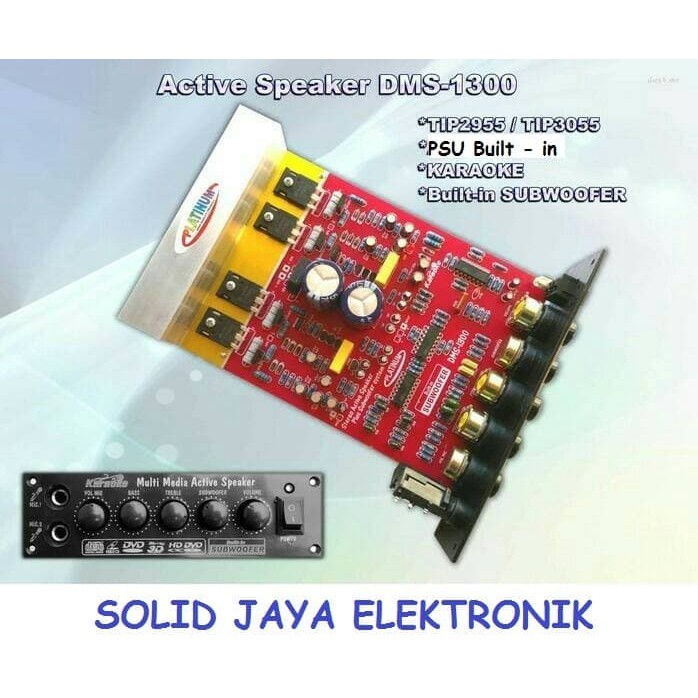 Kit Power Aktif Active Speaker Amplifier Subwoofer DMS-1300 DMS 1300