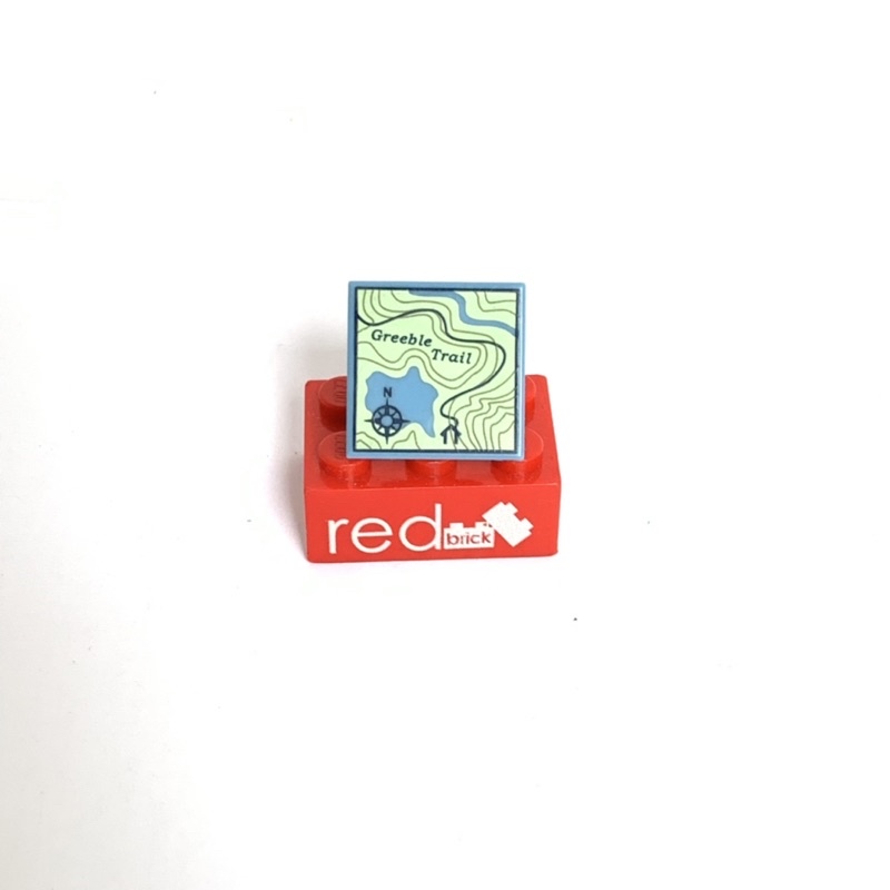 LEGO Map Topographical Trail Jibbitz Crocs / Hiasan Sandal Crocs