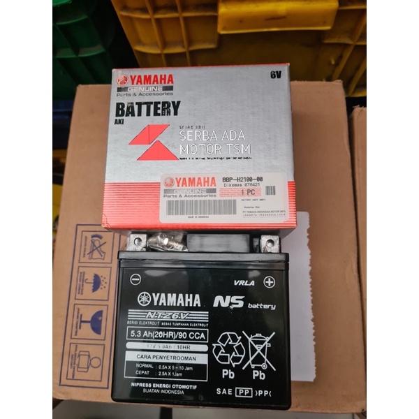 Aki Accu Motor Yamaha NS NTZ6V Aerox 155 Vario 125