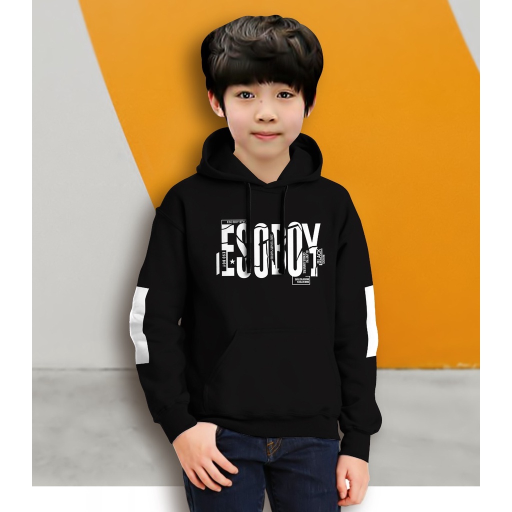 Jaket Anak Laki Laki/Jaket Anak Terbaru/Hoodie Anak Esoboy  Gaming Bahan Fleece Tebal 4-11 TAHUN