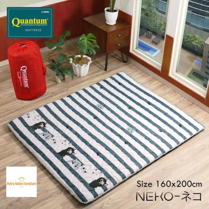 KASUR GULUNG LIPAT LANTAI FOAM BUSA TRAVEL QUANTUM 160X200 CM