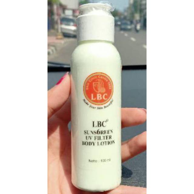 LBC sunscreen UV Filter Body Lotion