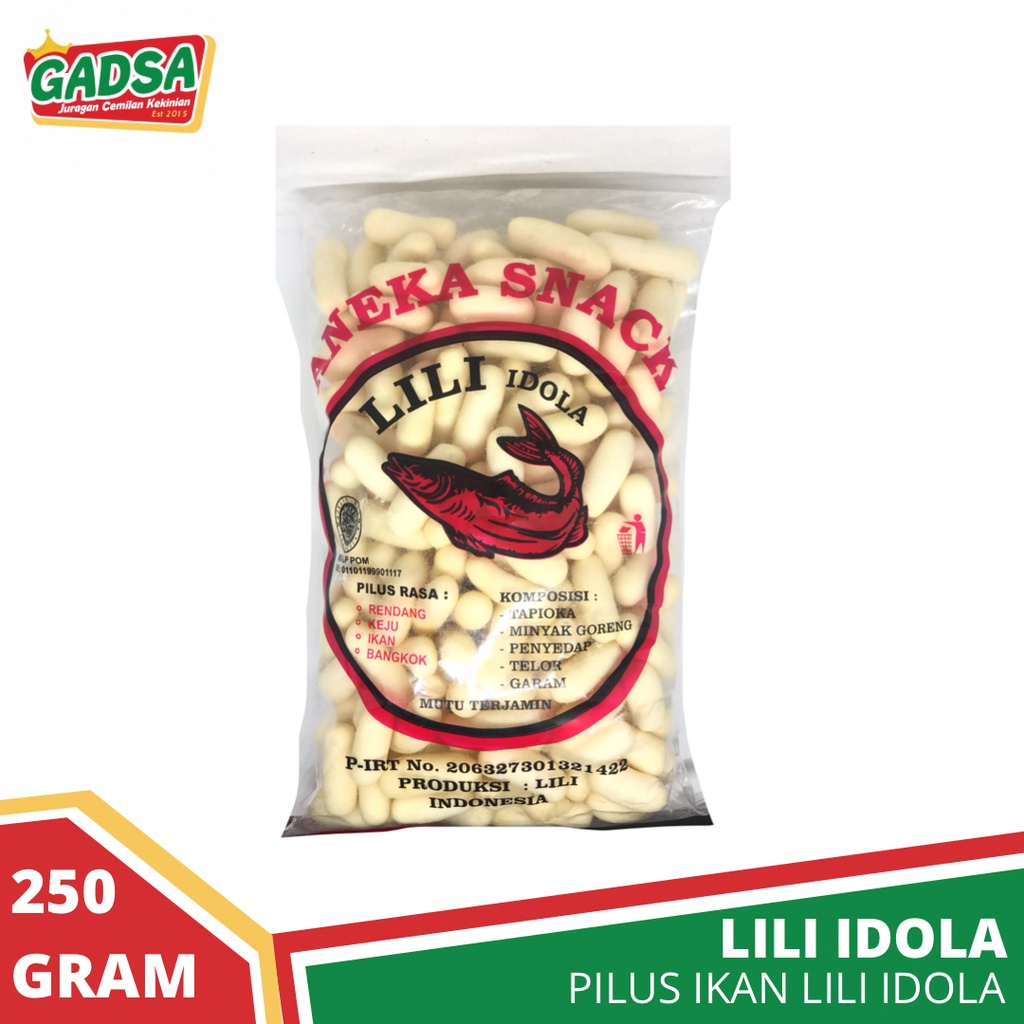 

Kerupuk Pilus Cap Ikan Lili Idola