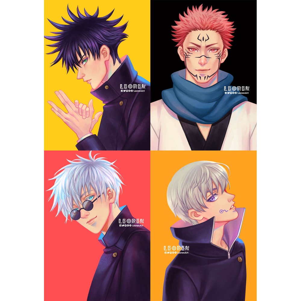 Jujutsu Kaisen ( JJK ) - Poster / Art Print