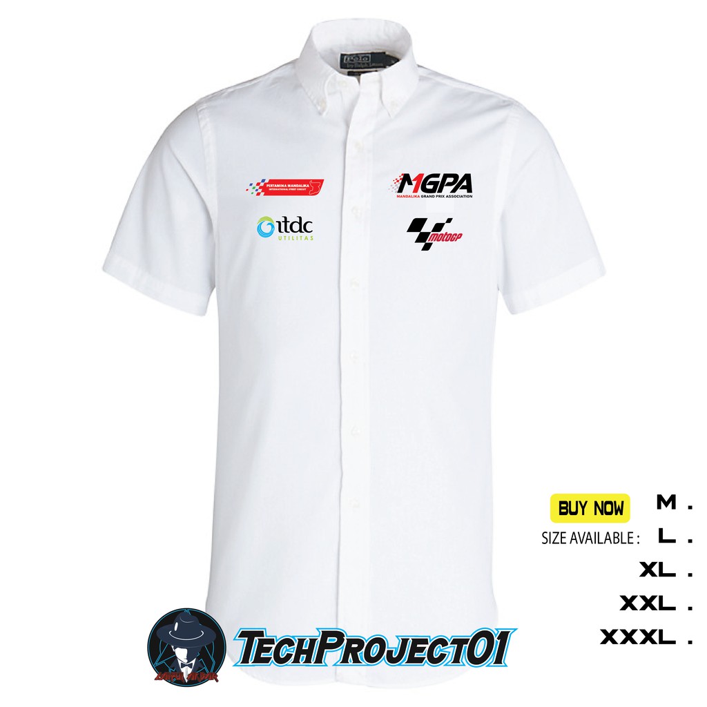 New Kemeja Shirt Official Pertamina Mandalika Circuit MGPA ITDC MotoGP