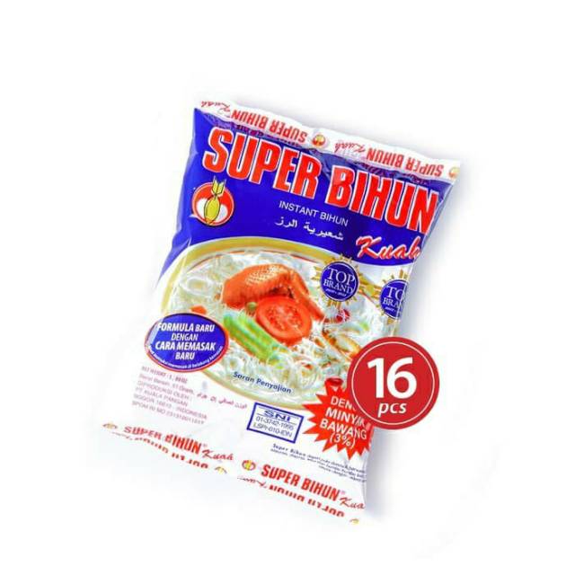 Paket G - Super Bihun Kuah Cap Atoom Bulan / Atom Bulan (16 pcs)