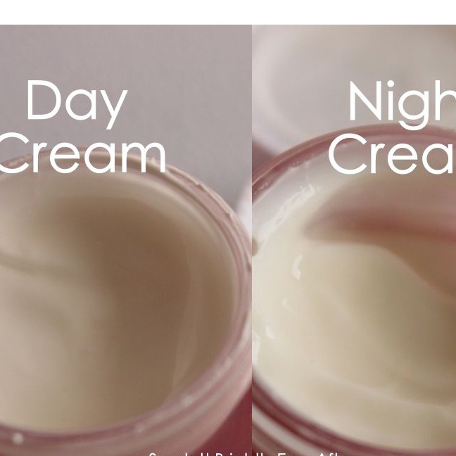 [COD] SCARLETT Paket 2in1 BRIGHTLY EVER AFTER DAY + NIGHT CREAM Meningkatkan Kelembapan Wajah - BPOM