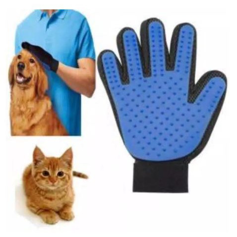 True Touch Pet Glove / Sarung Tangan Pemijat Perapi Bulu Anjing &amp; Kucing