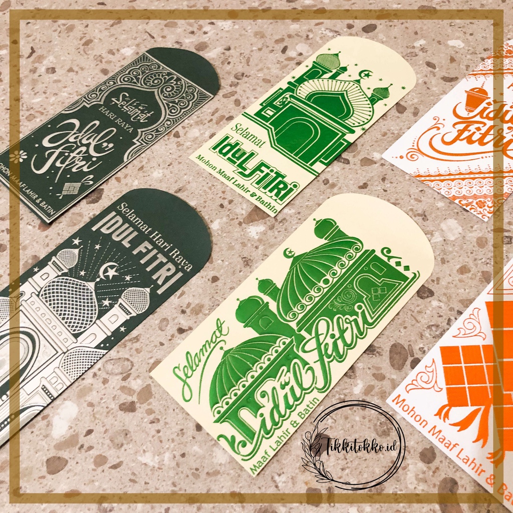 

Amplop Idul Fitri Lebaran HOLOGRAM PREMIUM dg POLY uk. L 18,3cm x 15,6cm isi 50lembar (pilih gambar) nara