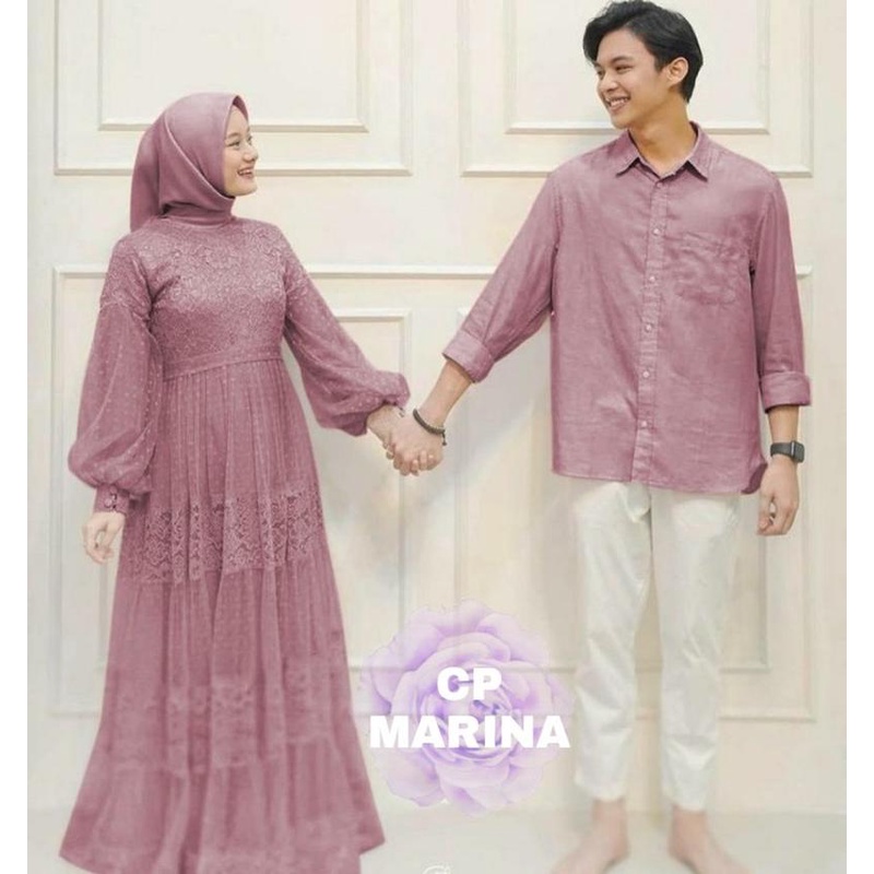 Gamis Couple Keluarga Terbaru 2022 Model Gamis Terbaru Pesta Gamis Lebaran Kondangan 2022 - Baju Cou