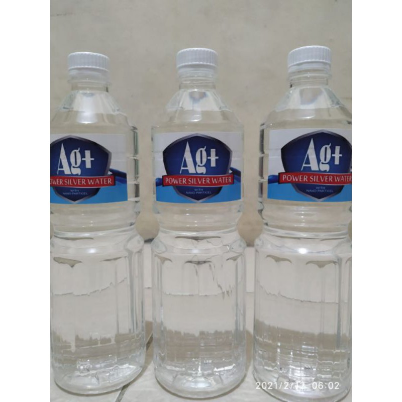 Air Ion Perak Ag+ 20 PPM ( IONIC SILVER WATER AG+) 1000ml
