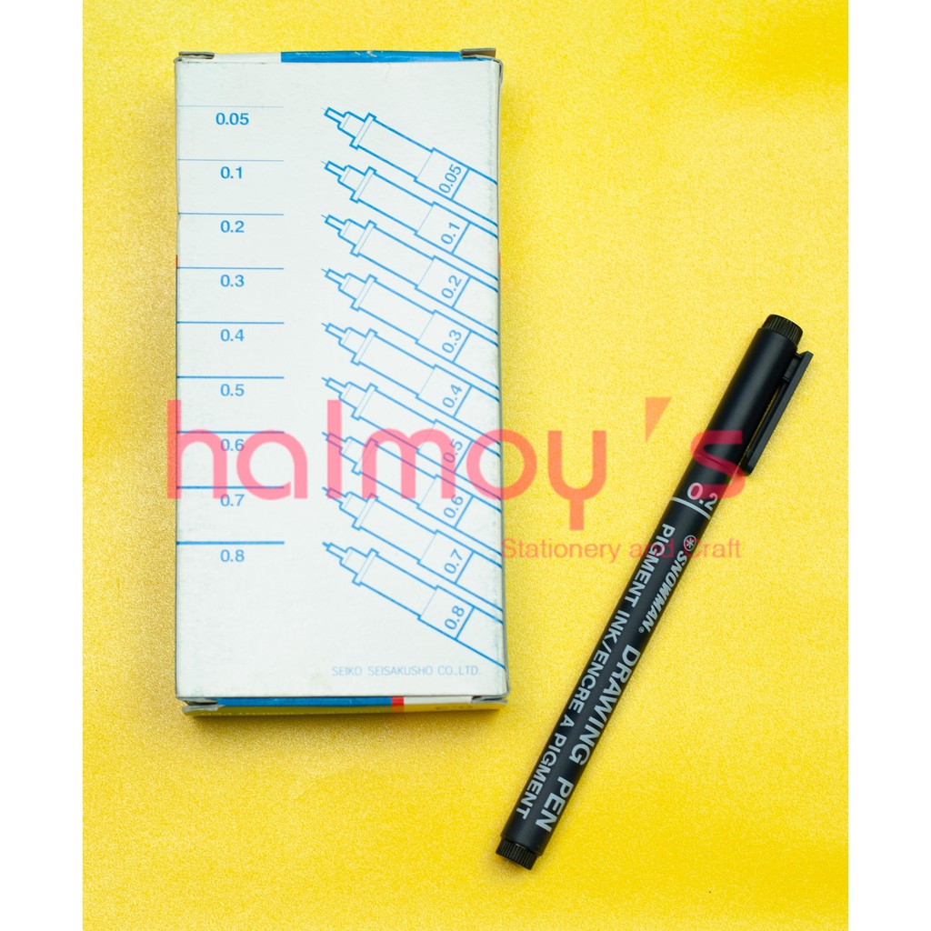 

DRAWING PEN SNOWMAN 700 FT 700 BLACK / HITAM 0.2