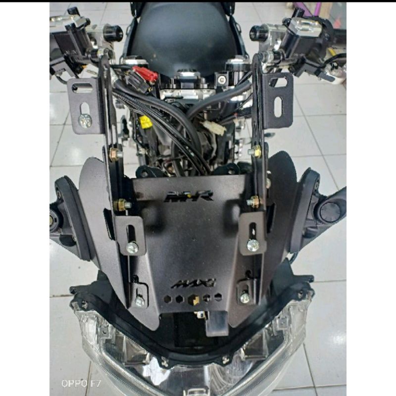 Dudukan breket spion nmax 2020-2021 MHR Breket windshield nmax 155 2020 MHR