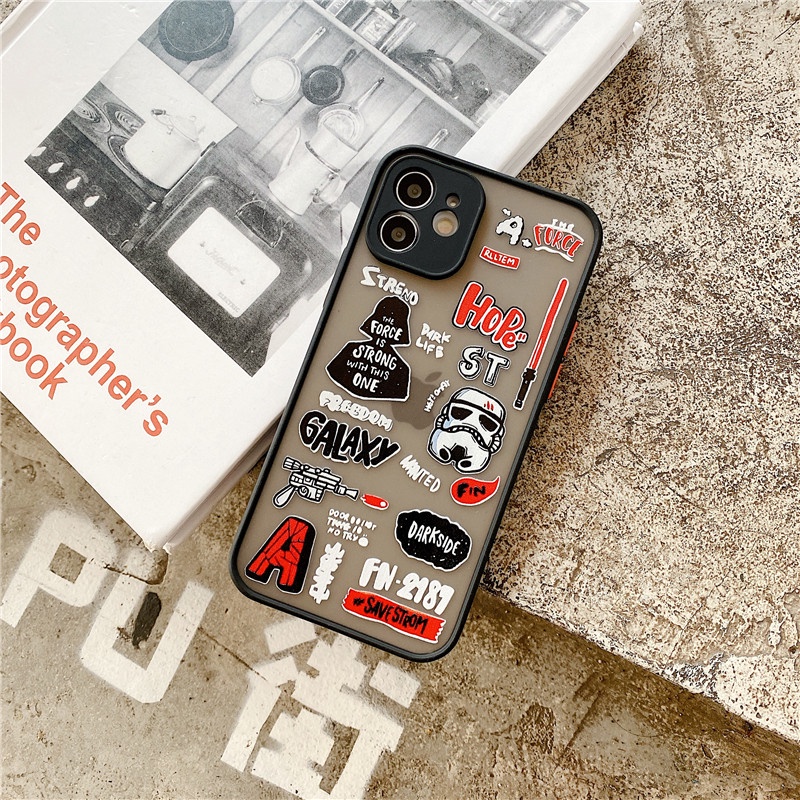 Hard case Desain Star Wars Untuk iPhone 13 Pro Max 12 11 Pro 8 7 6s Plus X XR XS Max