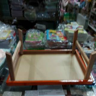  Meja  belajar  lipat anak gambar  karakter kuning P 34 cm L 