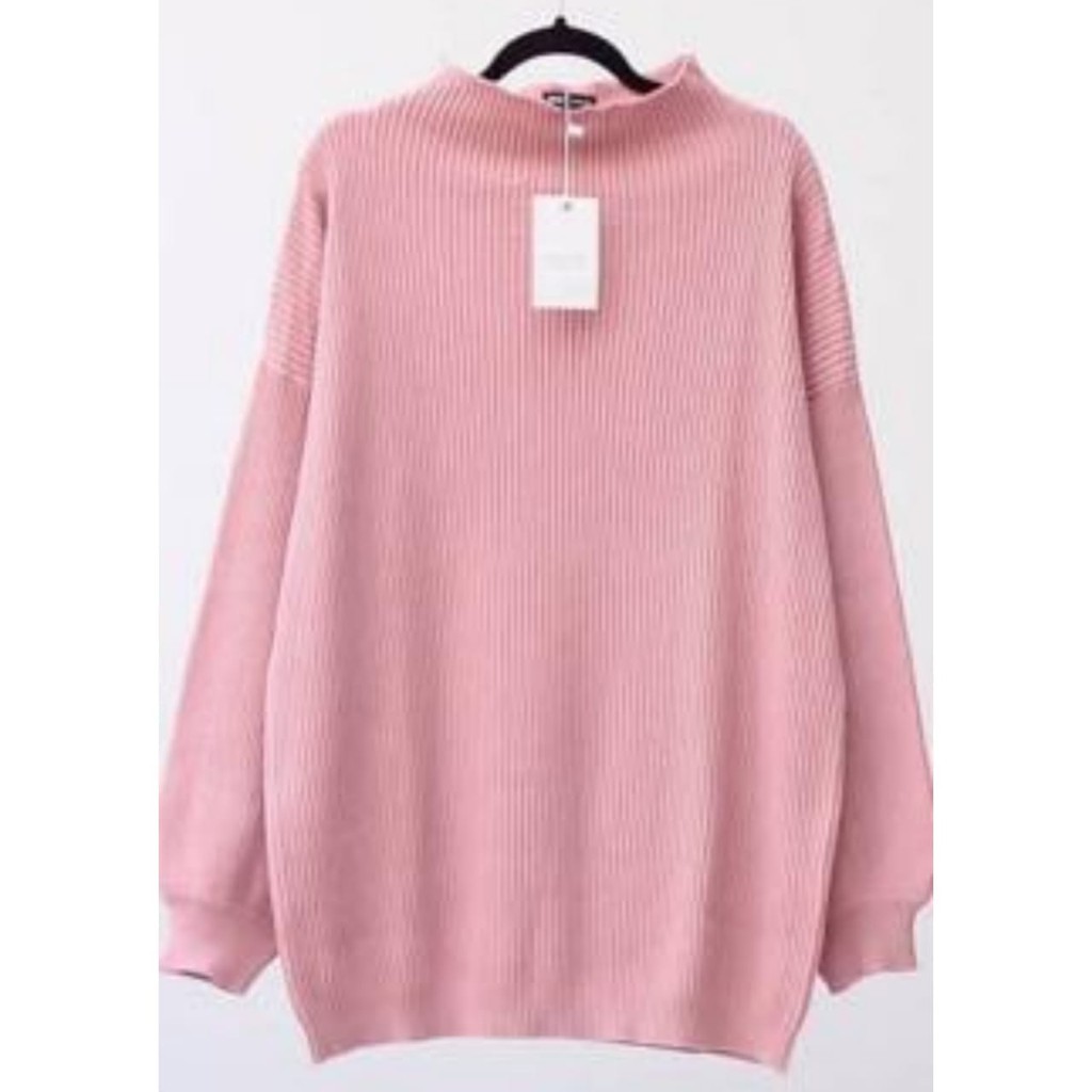 PREMIUM RAJUT BALLONY SABRINA BOXY SWEATER PAKAIAN WANITA