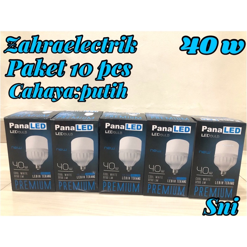 BOHLAM PANALED CAHAYA PUTIH PAKET 10 PCS 40 WATT