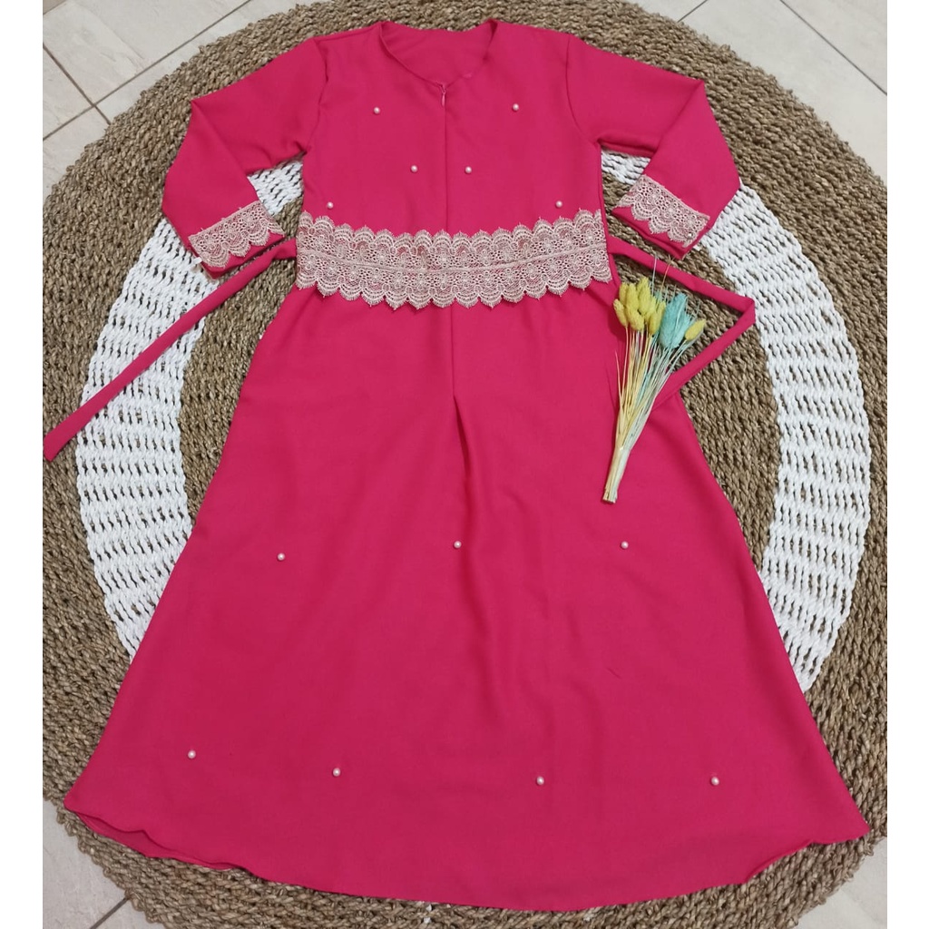 Dress anak termurah umur 5-10 thn / PAJERA KIDS / Gamis anak terlaris / Baju muslim anak / cod