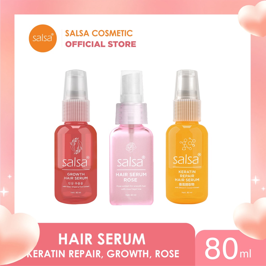 Salsa Hair Serum Rose / Growth / Keratine - JB