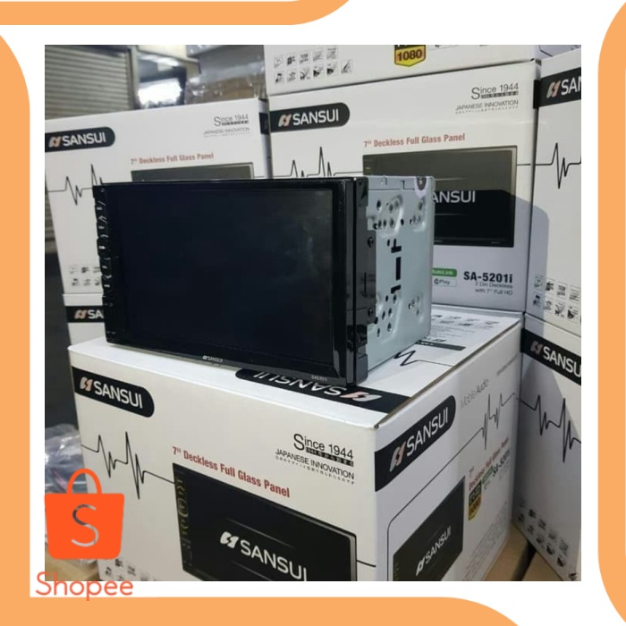 head unit double din sansui sa 5201i deckless 7 inch full hd tools 6Z