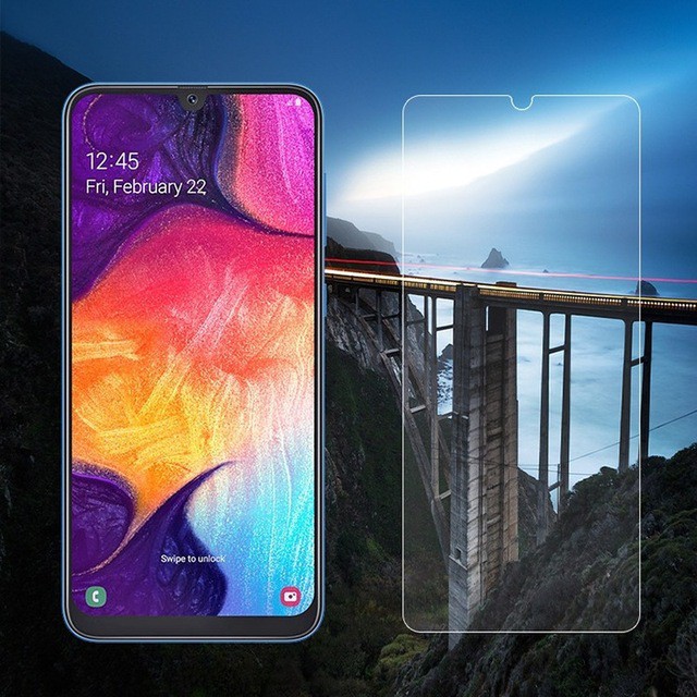 Tempered Glass Layar Clera + Antigores Tempered Glass Camera Lens Samsung A30