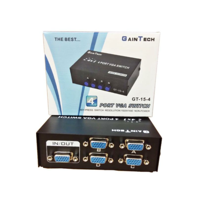 Gaintech VGA Switch 4Port GT-15-4