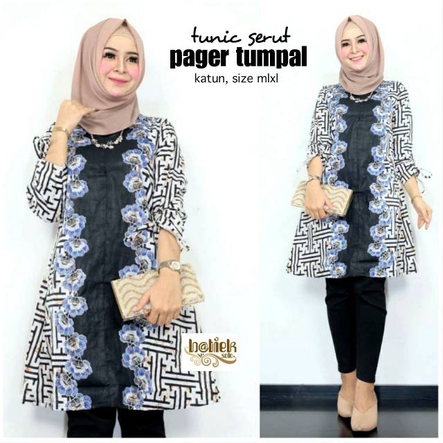 Tunik serut pager tumpal