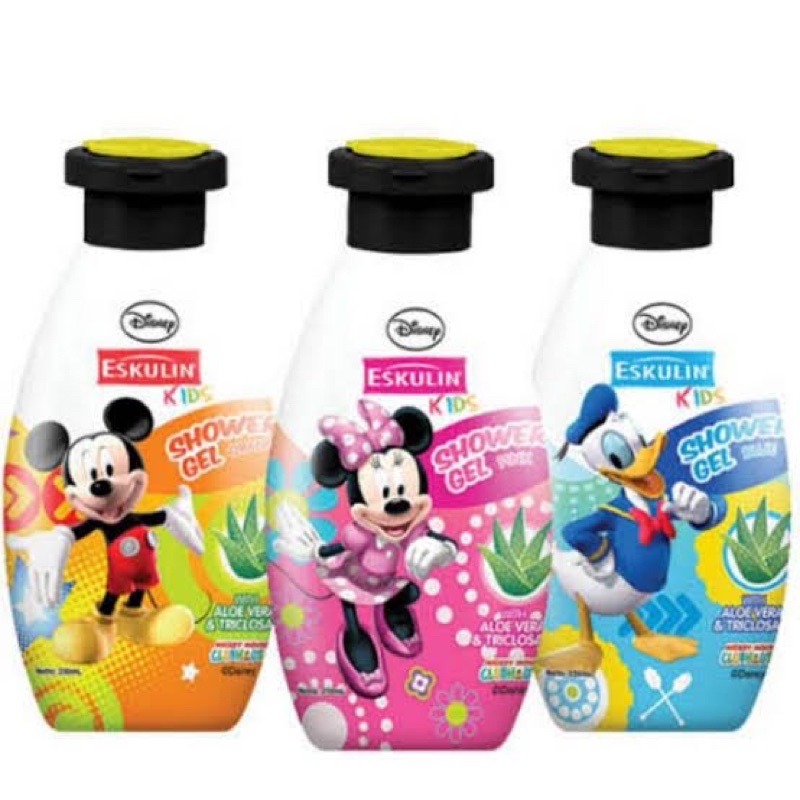 Eskulin Shower Gel 250ml Mickey/Minnie/Donald