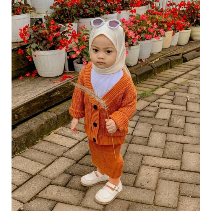 Sweater Cardigan Rajut Anak Usia 0-8 Tahun Kardigan Anak Bahan Premium