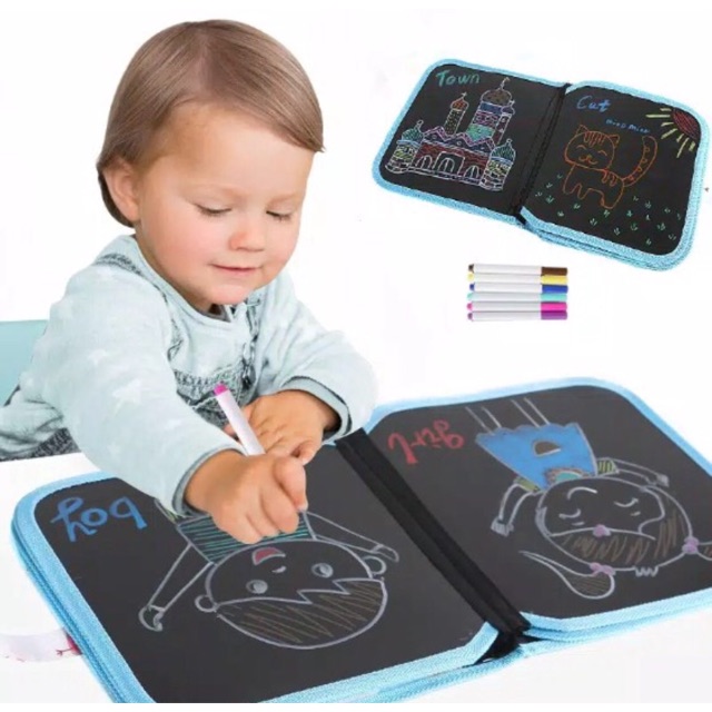 

Magic book drawing pad/Buku tulis anak/buku portable ajaib