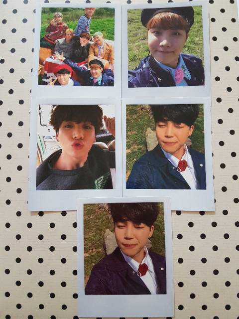 BTS YOUNG FOREVER POLAROID/PHOTOCARD (OFFICIAL PC)