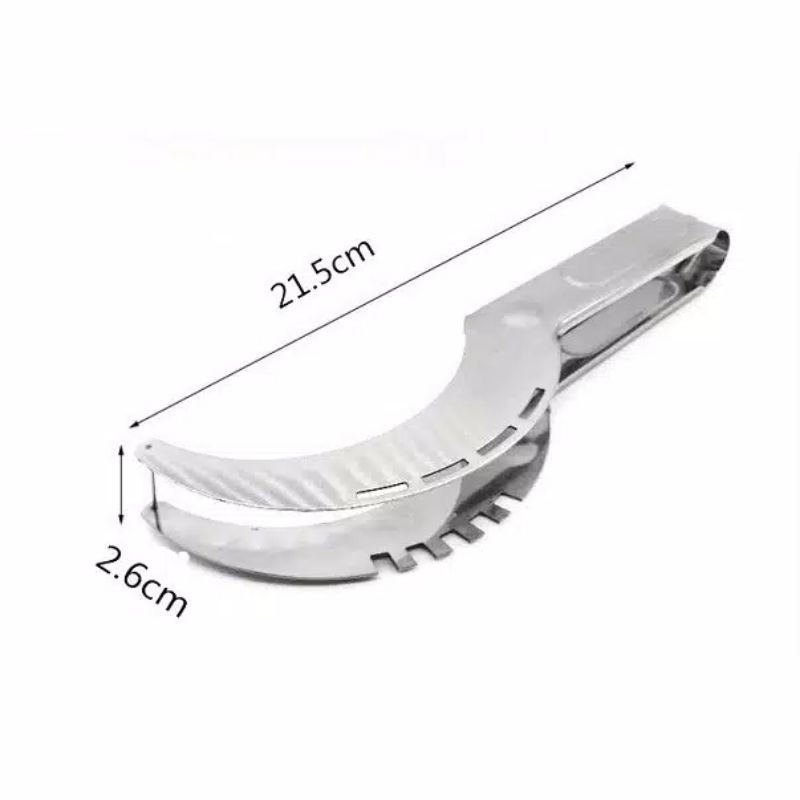 Laristerus79 Pisau buah semangka melon  stainless steel anti karat pakingan duswatermelon cutter Dus