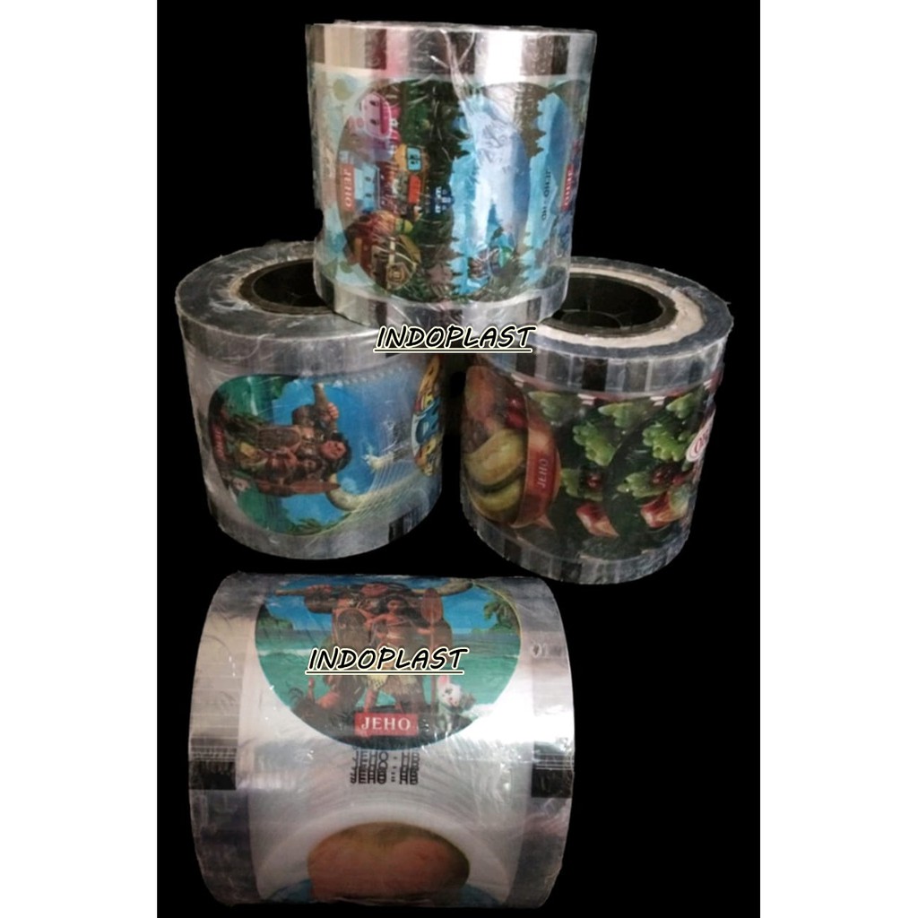 Seal cup / lid seal cup motif kartun/ seal mk cup