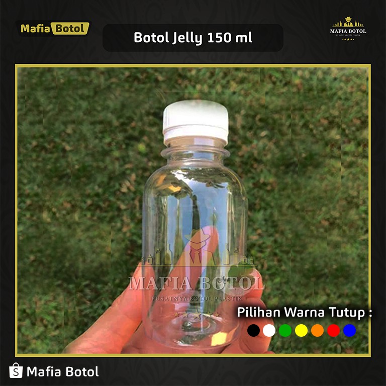 Botol jelly 150 ml botol pet kemasan plastik botol unik botol minuman