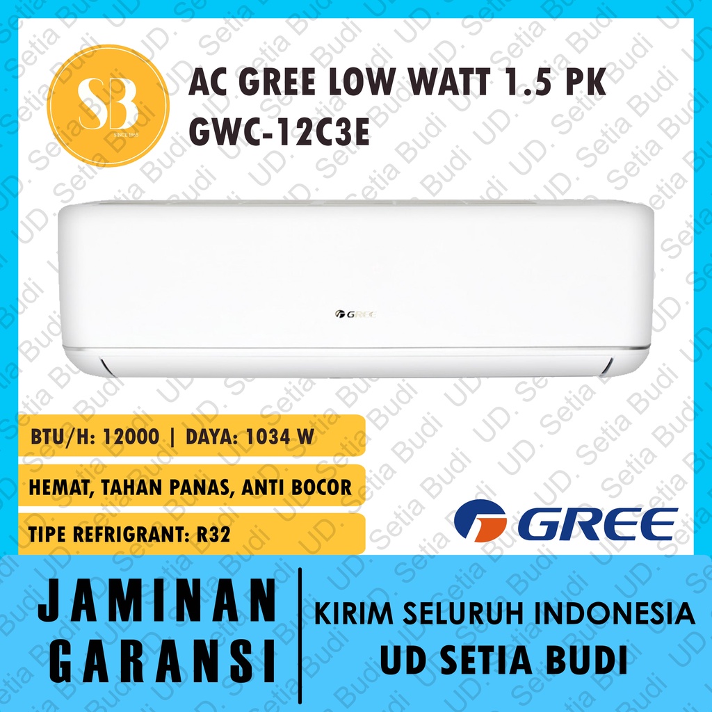 AC GREE Low Watt 12C3E 1,5 PK 1.5