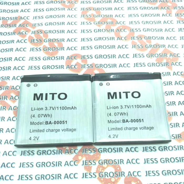 Baterai Battery Batre Original MITO A810 , A210 , BA00051 , BA-00051