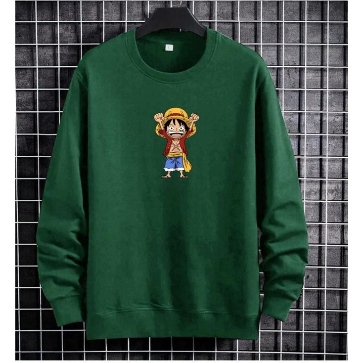 COD/DS/BAJU SWEATER LUFFY ANGKAT TANGAN (M-L-XL)