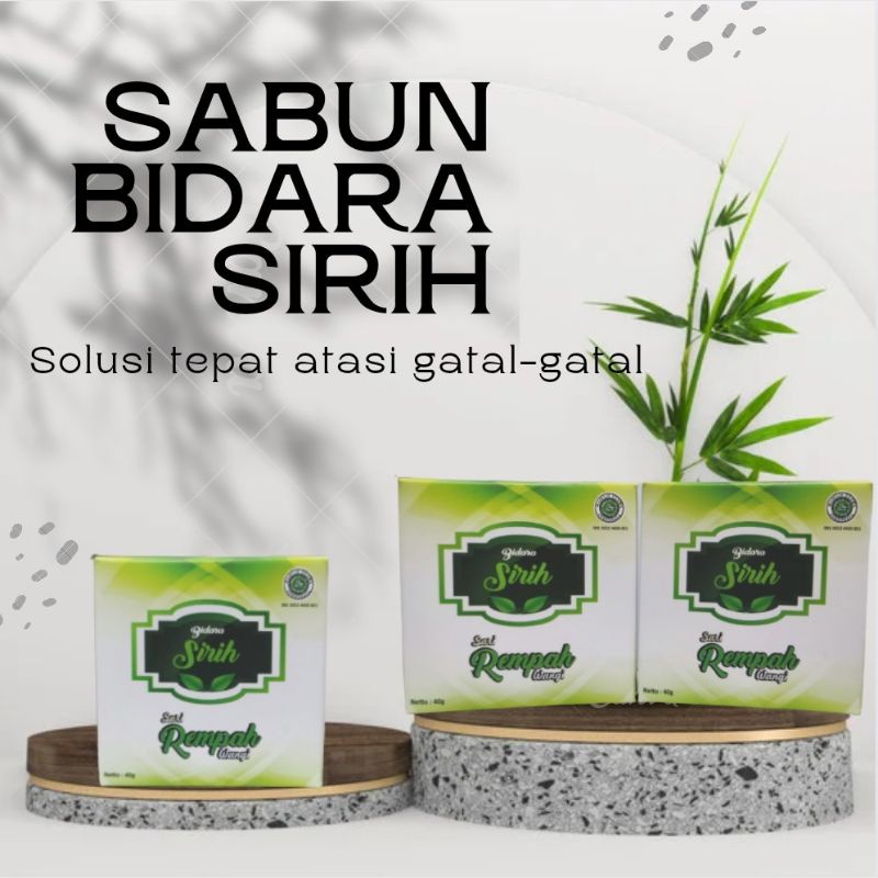 Sabun Bidara Sirih Original BPOM Obat Kulit Gatel,Eksim,Scabies,Kudis