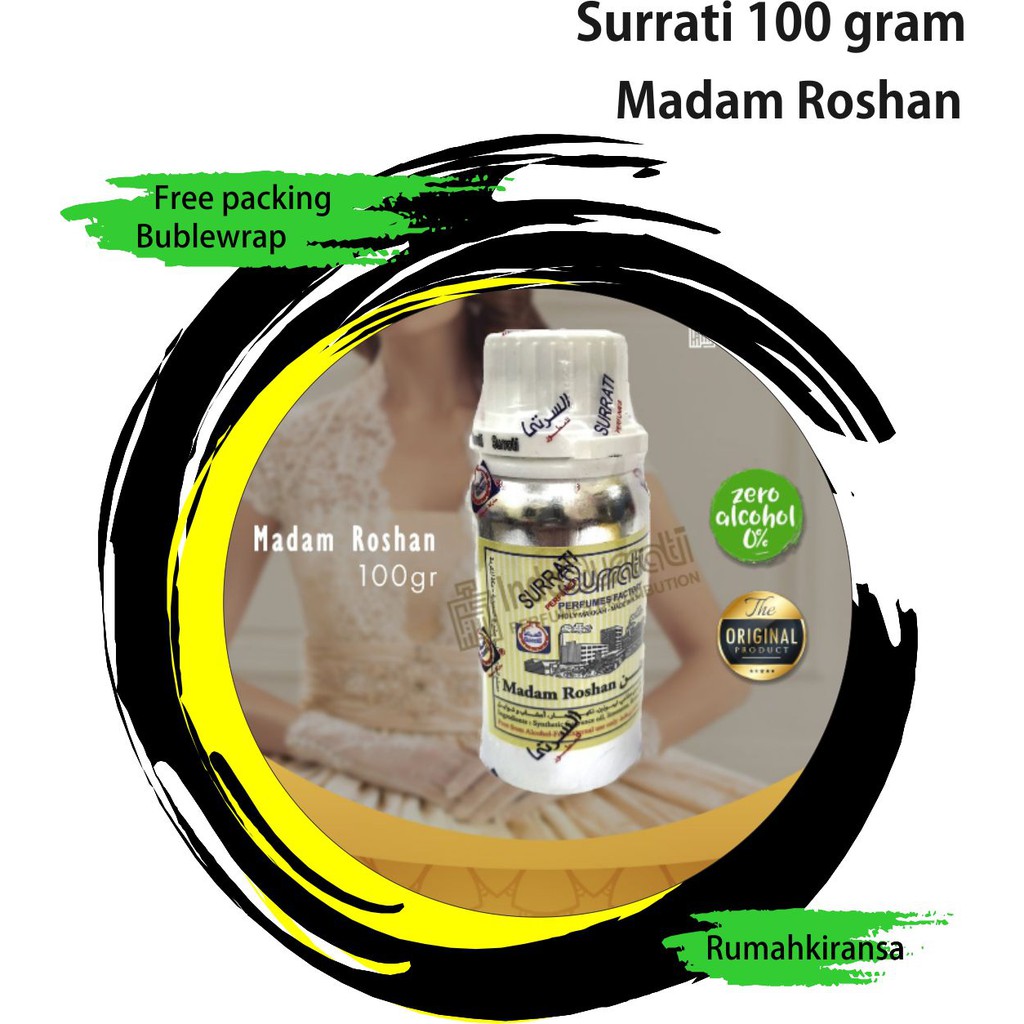 Parfum MADAM ROHSAN 100gr | Parfum Surrati | Surrati Perfumes | Bibit Minyak Wangi