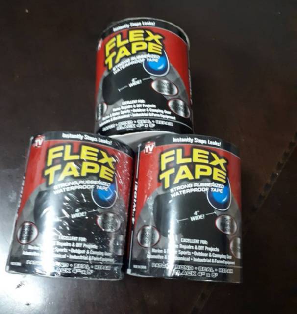 FLEX TAPE 4 Solasi Lakban Ajaib Super Kuat Waterproof / Lakban Anti Bocor Tambal Anti air