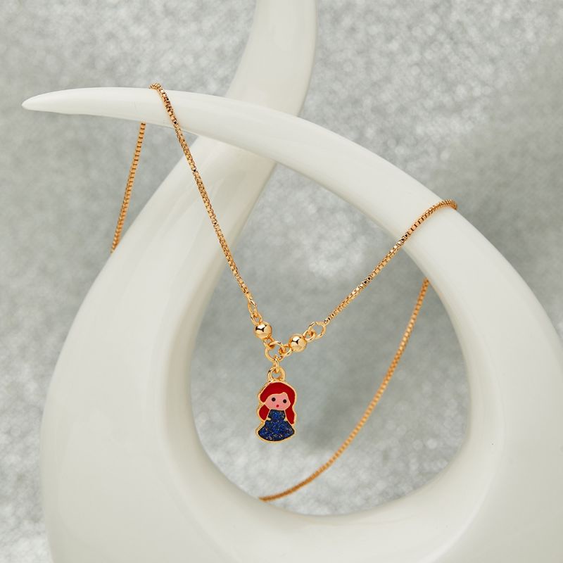 Kalung Anak Perempuan Perhiasan Anak Kalung Lapis Emas Kalung Anak Titanium Anti Karat