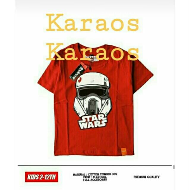 Kaos Superhero Anak 1-8 Tahun Troopers dkk