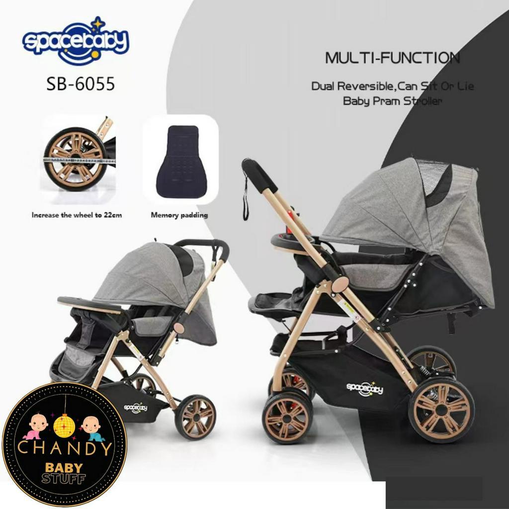 STROLLER BABY SPACE BABY REVERSIBLE STIR SB 6055