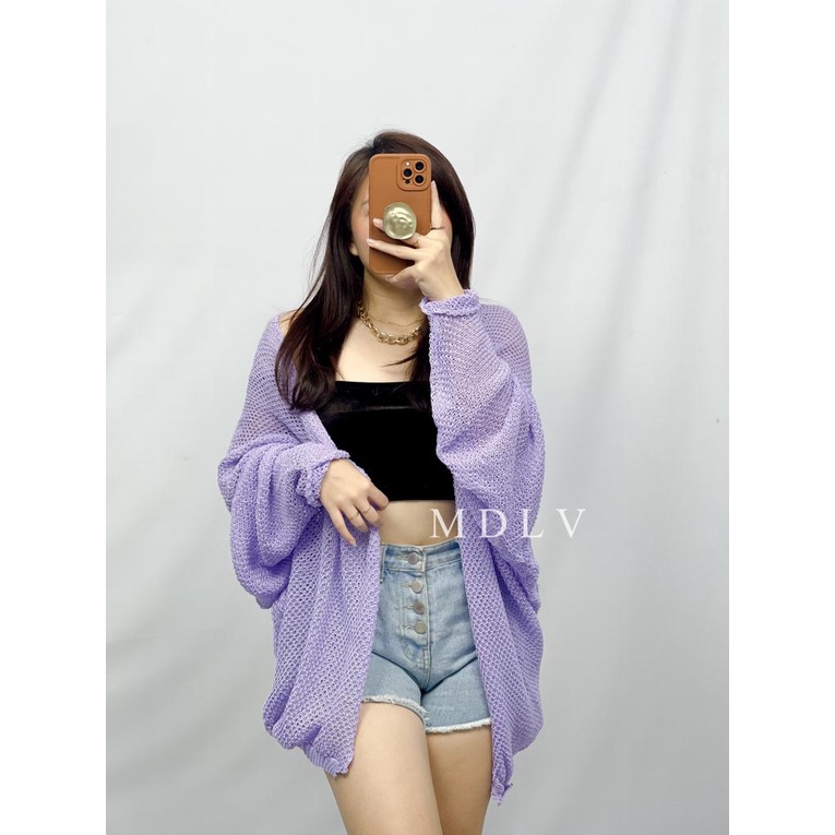 MDLV~ SUMMER OUTER RAJUT // CARDIGAN RAJUT // FASHION WANITA