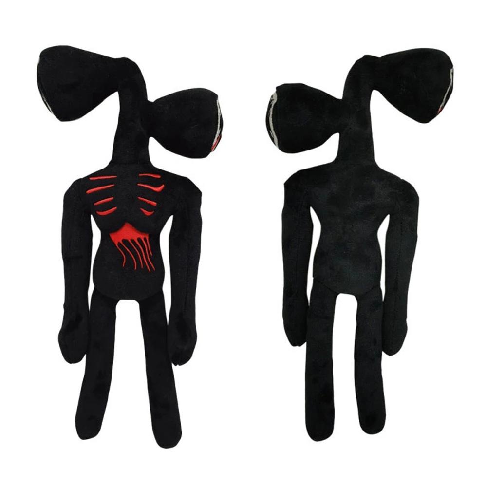 Lanfy Siren Kepala Hadiah Natal Boneka Binatang Putih Hitam Peluches Mainan Anime Plushie Kartun Kucing Sirenhead Boneka Boneka