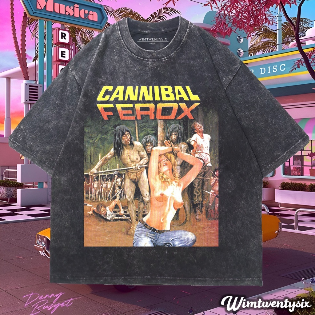 t-shirt oversized | kaos oversize | kaos washing | kaos cannibal ferox