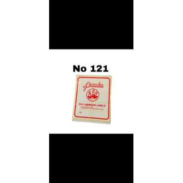 Stiker Label Terlengkap No 99/ No 103/ No 108/ No 112/ No 121/ No 123