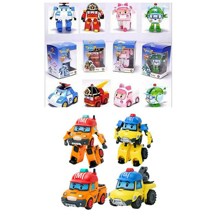 ROBOCAR POLI 6 KARAKTER - FIGURE ROBOCAR POLI SERI